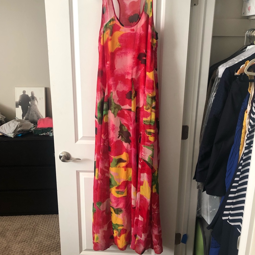 Floral Print Maxi Dress